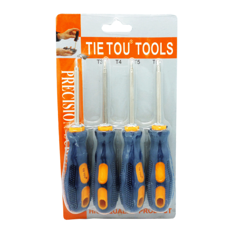 JUEGO DE DESARMADORES PARA CELULARES TORX TIE TOU