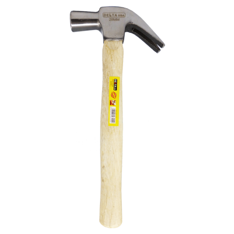 MARTILLO SACA CLAVO MANDO DE MADERA