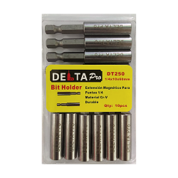 JUEGO EXTENSION MAGNETICO 1/4 X 10 PCS DELTA